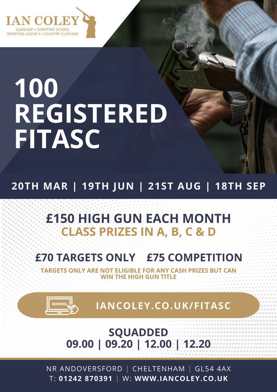 100 Registered FITASC - Ian Coley Sporting